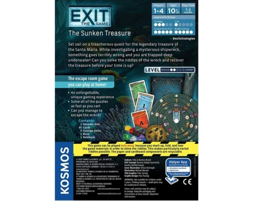 Thames & Kosmos The Sunken Treasure - Exit Game