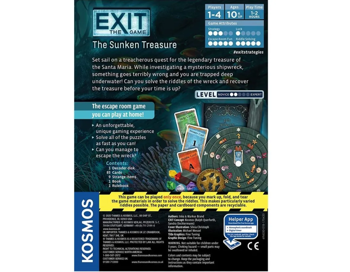 Thames & Kosmos The Sunken Treasure - Exit Game
