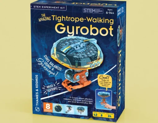 Outlet Thames & Kosmos Tightrope-Walking Gyrobot - Perform Balancing Tricks!