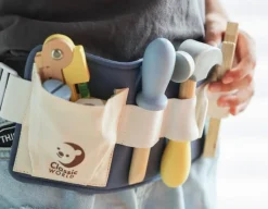 Best Classic World Tool Belt Set - 10 Wooden Pieces
