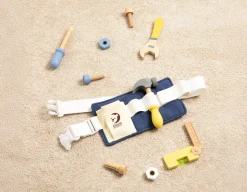 Best Classic World Tool Belt Set - 10 Wooden Pieces