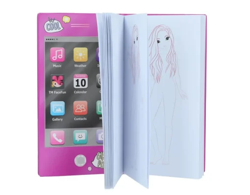 Sale Top Model Mini Colouring Book - Plays Music