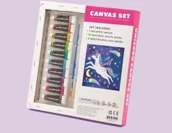 Crocodile Creek Unicorn Canvas Set - Ten Acrylic Paints