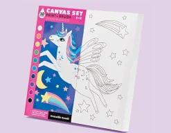 Crocodile Creek Unicorn Canvas Set - Ten Acrylic Paints
