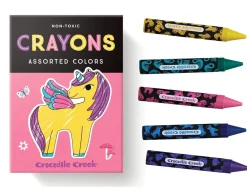 Outlet Crocodile Creek Unicorn Colouring Stickers - Set of 20 with 5 Crayons