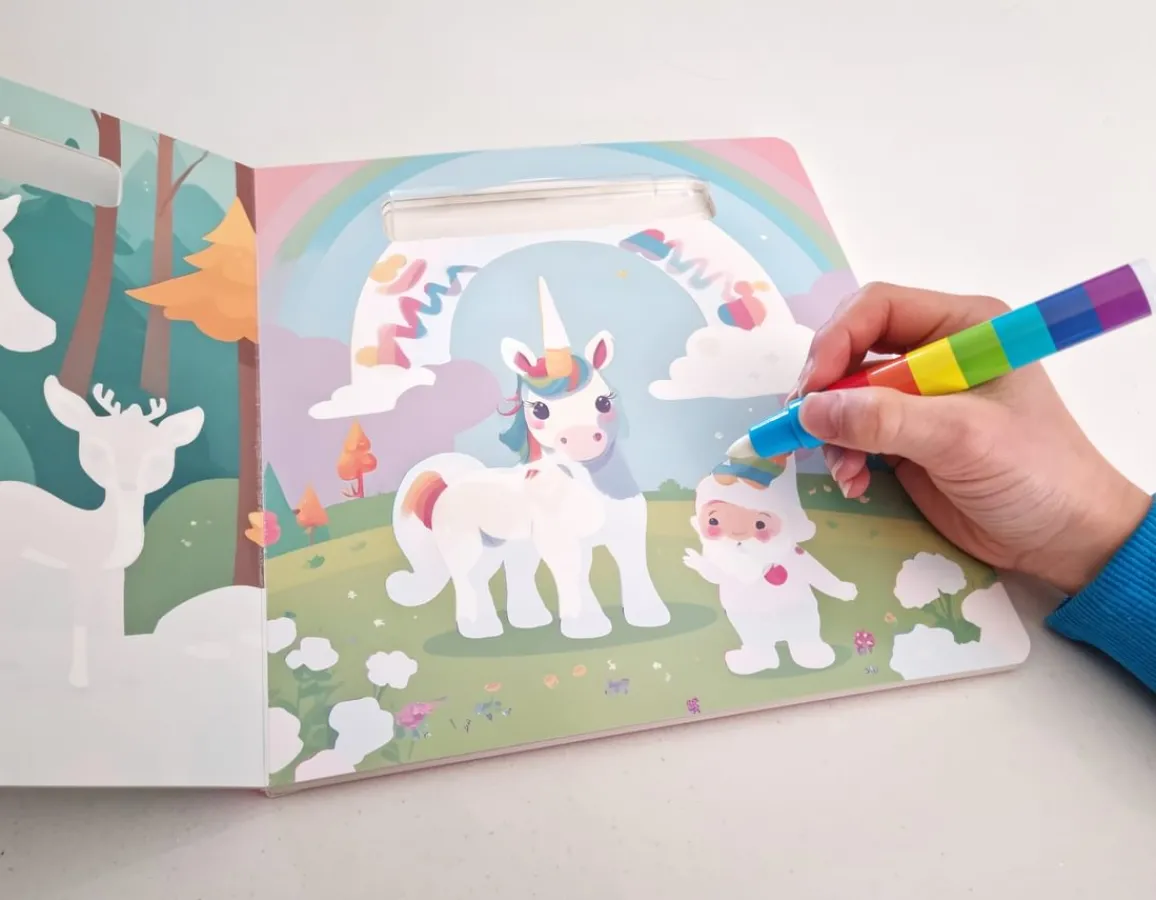 Outlet Buddy & Barney Unicorns Magic Water Book