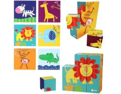 Sale Classic World Wild Animal Block Puzzle - 6-in-1