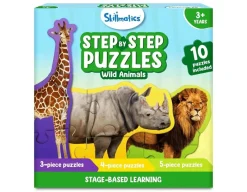 Hot Skillmatics Wild Animal Puzzles - Step by Step