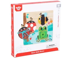 Discount Tooky Toy Wooden Skills Board - Buckle, Button, Lace