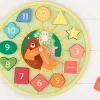 Outlet Orange Tree Toys Woodland Animal Shape Sorting Clock