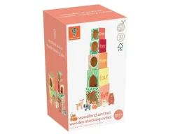 Orange Tree Toys Woodland Animal Stacking Cubes