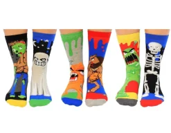 Clearance United Odd Socks Zombodies - Six Scarily Odd Socks!