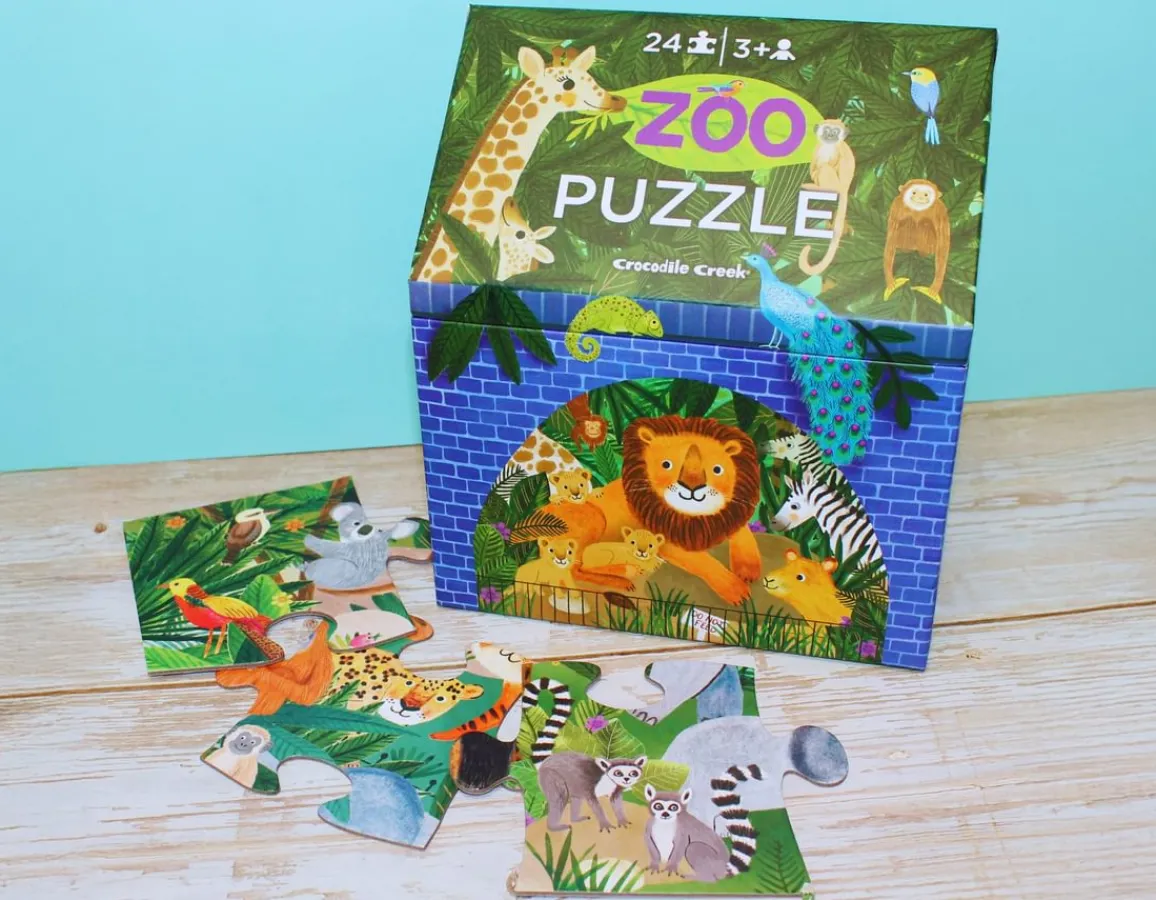 Sale Crocodile Creek Zoo Puzzle - 24 Chunky Pieces